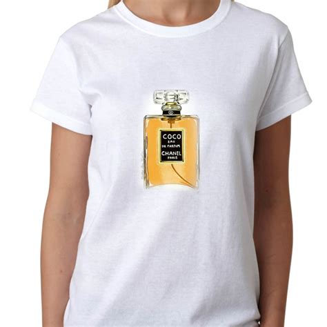 chanel perfume t shirt|chanel inspired t shirts.